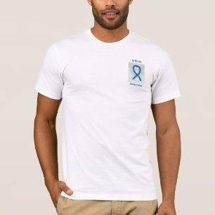 Camiseta Artrite Consciência Azul Fita Anjo Teto Personali