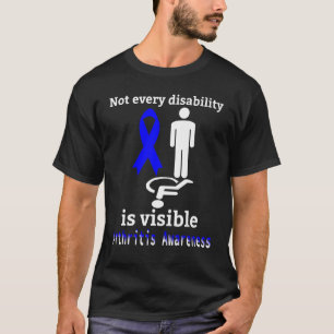 Camiseta Artrite Consciência Azul Guerreiro da Fita