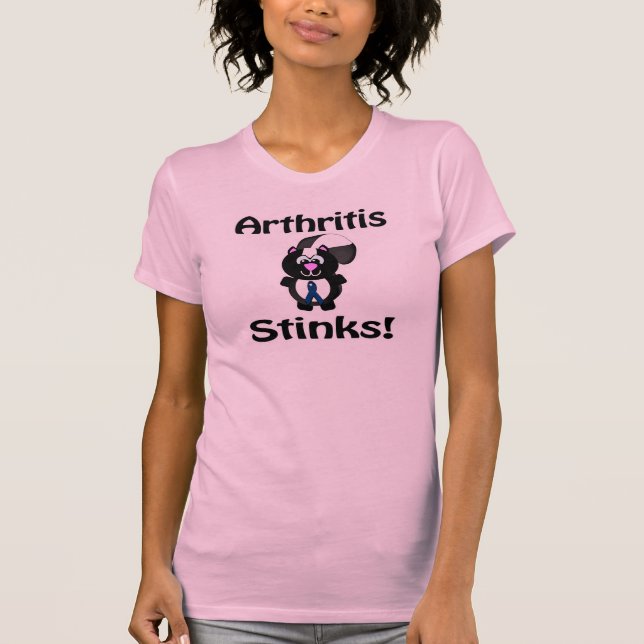 Camiseta Artrite Fedorenta Design de Conscientização sobre  (Frente)
