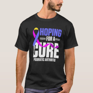 Camiseta Artrite Psoriática Psa Esperando Por Aw Do Guerrei