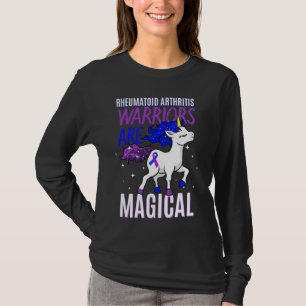 Camiseta Artrite Reumatoide Guerreira Mágica Unicórnio Purp