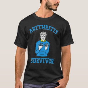 Camiseta Artrite Sobrevivente Homens