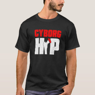 Camiseta Artroplastia de Quadril Cyborg Pós-Operação Máquin