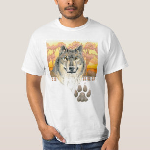Camiseta Arts and Crafts Wolf