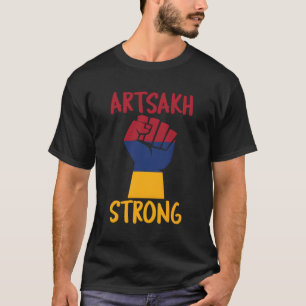 Camiseta Artsakh Strong Armênia - Colunas de Sinalizador de