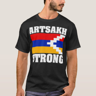 Camiseta Artsakh Strong Armênia Flag Colors