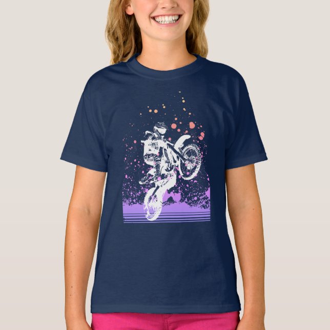 Camiseta Artsy Dirt Bike (Frente)