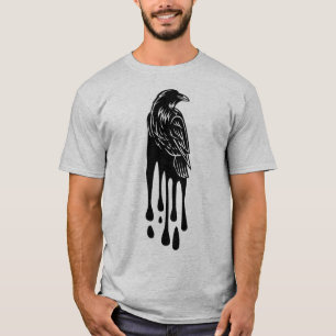 Camiseta Artsy Magical Raven Crow 1