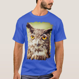 Camiseta Artsy Owl Streetwear Fashion