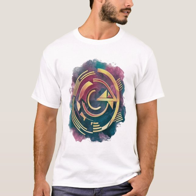 Camiseta artsy sticker (Frente)