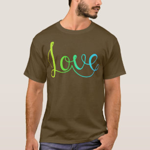 Camiseta Artsy Style Love Letters