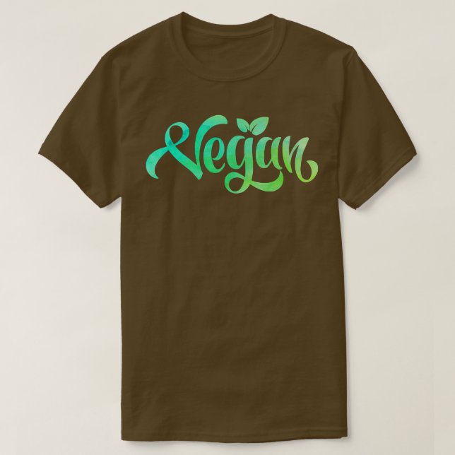 Camiseta Artsy Vegan Typo  (Frente do Design)