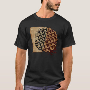 Camiseta Artsy Waffle Comida Hobby Chef Gourmet