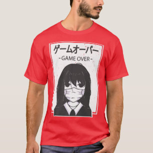 Camiseta Artwork Game Over Indie Japan Otaku 