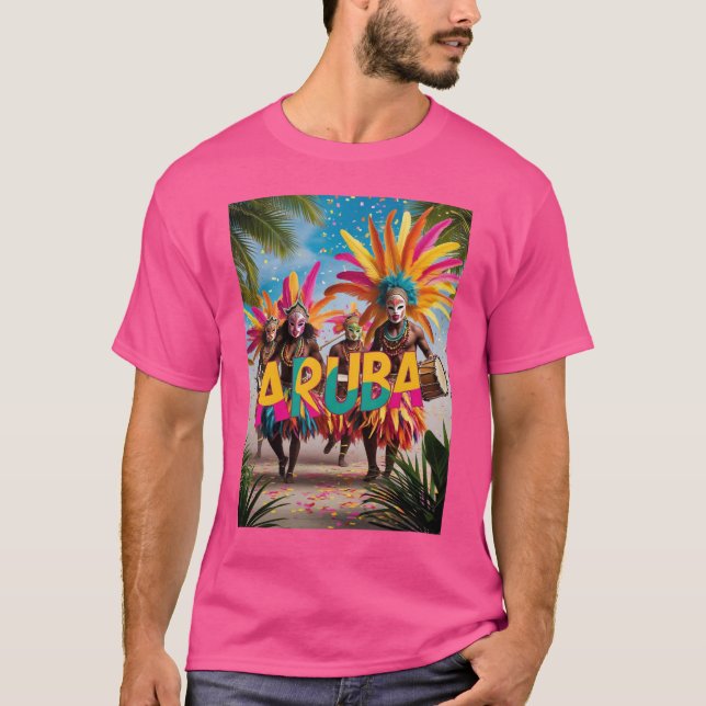 Camiseta Aruba acende (Frente)