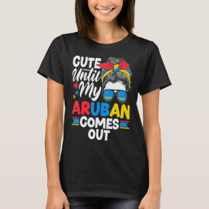 Camiseta Aruba Aruba Bandeira Cute Até O Meu Aruban Chegar