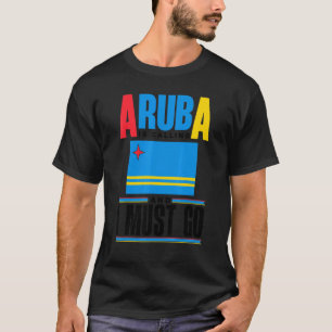 Camiseta Aruba Aruban Aruba Flag Aruba Está Ligando E Eu Me