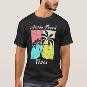 Camiseta Aruba Beach Tropical Vibes Vacinas Souvenirs 1