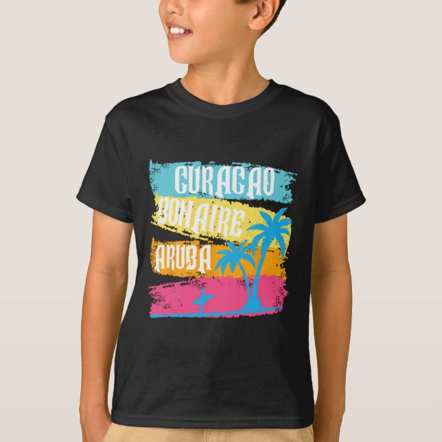Camiseta Aruba Bonaire Curacao Vacation Islands Caribe Isla (Frente)