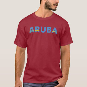 Camiseta Aruba, Caribe, Férias, Viagem, Praia, Oceano,