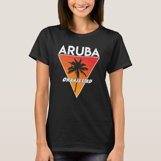 Camiseta Aruba Com Cores Ensolaradas (Frente)