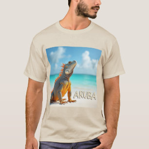 Camiseta Aruba e Curaçao lagartos incríveis