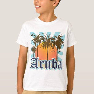 Camiseta Aruba encalha o por do sol