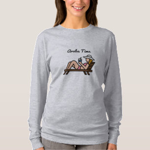 Camiseta Aruba Novamente T-Shirt De Longa Folga