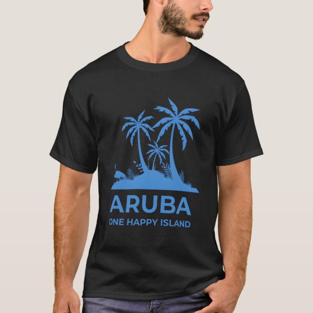 Camiseta Aruba One Happy Island (Frente)