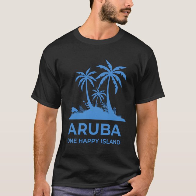 Camiseta Aruba One Happy Island (Frente)