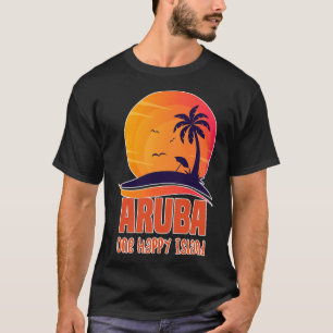 Camiseta Aruba One Happy Island Beaulinda Sunset Beach