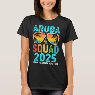 Camiseta Aruba Squad 2025 Férias Amigos Correspondência