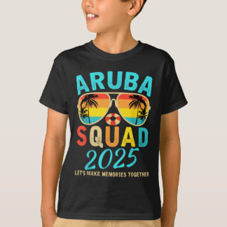 Camiseta Aruba Squad 2025 Vacation Friends Family Matching