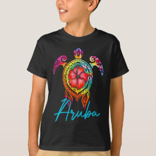Camiseta Aruba Tie Dye Sea Turtle