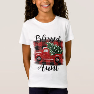 Camiseta Árvore abençoada de Natais vintages de Caminhão Ve