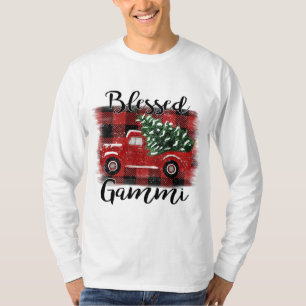Camiseta Árvore abençoada de Natais vintages de Caminhão Ve
