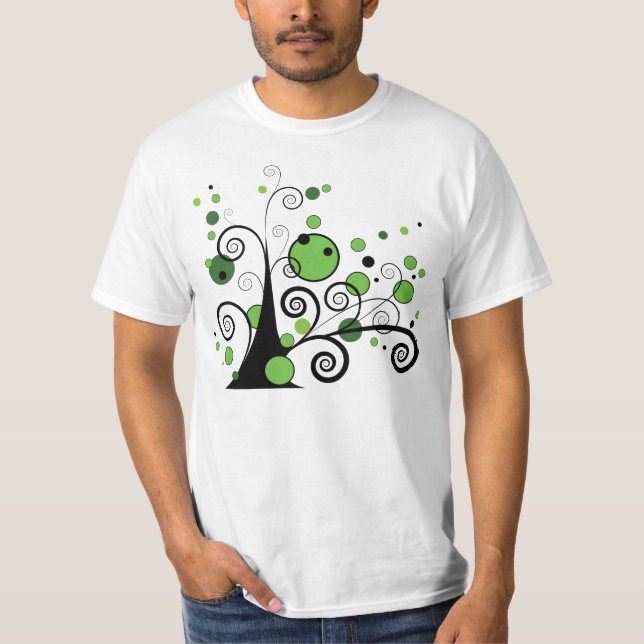Camiseta Árvore abstrata (Frente)
