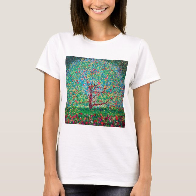 Camiseta Árvore Apple, Gustav Klimt (Frente)