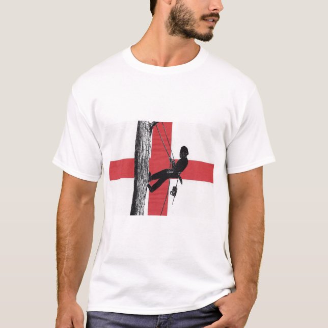Camiseta Árvore Arborista Rua Cirurgiã Georges Cross Chains (Frente)