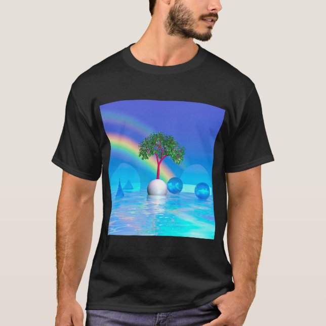 Camiseta Árvore arco-íris (Frente)