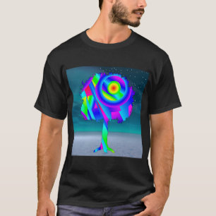Camiseta Árvore arco-íris