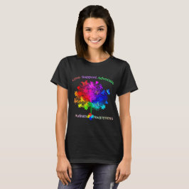 Camiseta Árvore Arco-Íris do Autismo