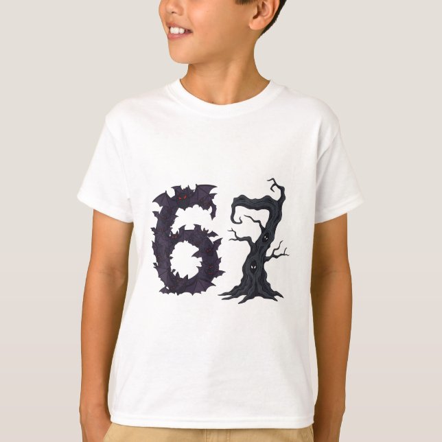 Camiseta Árvore Assustadora E Ts Espantados Professor Diver (Frente)