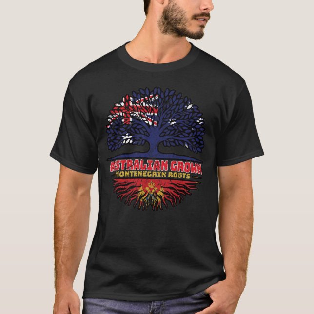 Camiseta Árvore Australiana Montenegro (Frente)