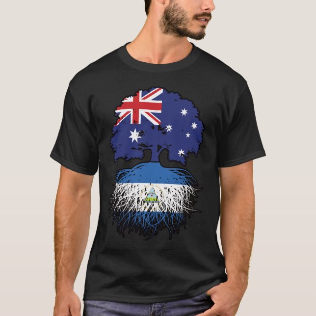Camiseta Árvore australiana nicaraguense (Frente)