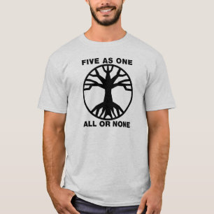Camiseta Árvore baixa (cores claras)