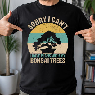 Camiseta Árvore Bonsai - Amante de Plantas Internas Legais