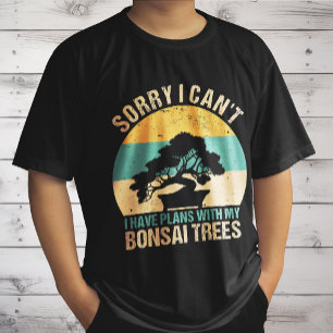 Camiseta Árvore Bonsai - Jardinagem Legal do trevo das plan