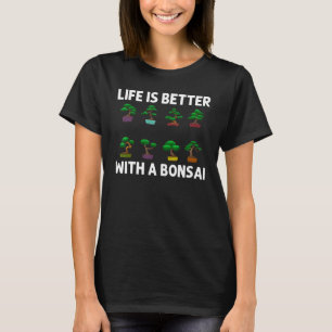 Camiseta Árvore Bonsai Legal Para Homens Mulheres Planta Ja