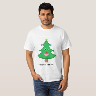 Camiseta Árvore-camisa do Natal